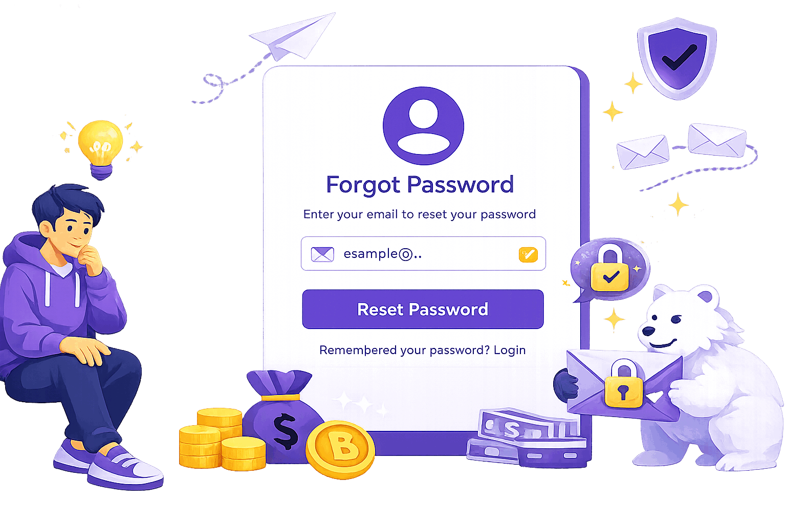 Forgot Password Illustration